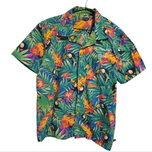 Tropical Print Short Sleeve Shirt